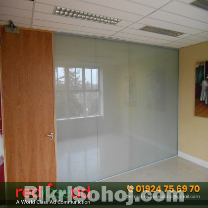 The Price of Clear Frosted Glass Sticker Design in BD